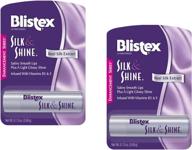 ultimate lip care: blistex silk shine spf pack for silky smooth lips logo