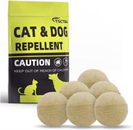 🐱 tsctba cat & dog repellent: powerful, all-natural deterrent for outdoor use - 6 packs logo