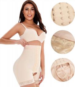 img 2 attached to Flaunt Your Style With NonEcho Women'S Waist Trainer And Butt Lifter Body Shaper