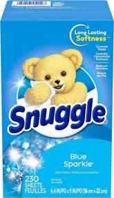 img 2 attached to 🧺 230 Count Snuggle Fabric Softener Dryer Sheets - Blue Sparkle: Enhance Your Laundry Experience