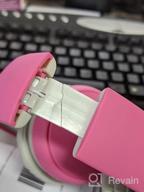 img 1 attached to Amalen Pink Wired Headphones With Volume Limit And Foldable Design For Kids review by Arun Siddiqui