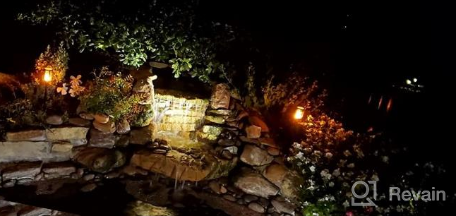 img 1 attached to Enhance Your Garden Ambiance With LUYE Low Voltage Torch Landscape Lights -Set Of 8 review by Oliver Phelps