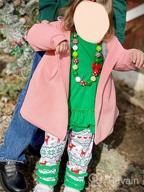 img 1 attached to 👧 Adorable Toddler Christmas Outfits with Headband - Girls' Clothing for Festive Leggings review by Floe Rankin