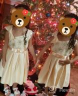 img 1 attached to Cichic Dresses Wedding Elegant Sequins Girls' Clothing review by Yadira Gray