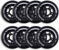 🛼 enhance your skating experience with rollerex vxt500 inline skate wheels (8-pack) - available in various sizes and colors for indoor and outdoor use as a perfect roller blade wheel replacement logo