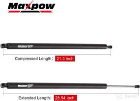 img 3 attached to 🚘 Maxpow 2pcs Trunk Liftgate Lift Supports Struts for Odyssey 2005-2010 Without Powered Liftgate - Top-Quality Replacement Parts