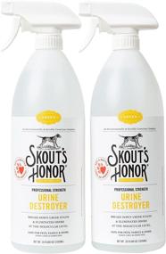 img 1 attached to 🐶 Skout's Honor Professional Strength Dog Urine Destroyer - Powerful, All-Natural Odor Eliminator - Non-Toxic and Eco-Friendly - 35-OZ Spray Bottle