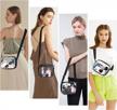 concert-approved clear crossbody bag: stylish & secure stadium purse for sports events & festivals logo