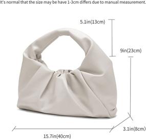 img 1 attached to Top Handle Handbag Capacity Magnetic Closure Women's Handbags & Wallets - Hobo Bags