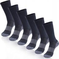 moisture-wicking copper ankle crew socks for sport, trekking, hiking | hissox unisex anti-odor cushion socks логотип