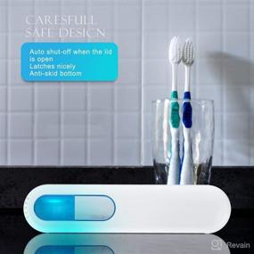 img 2 attached to 🧴 Convenient and Portable TAISHAN Sanitizer Toothbrush Case - Ensures Hygiene on the Go!