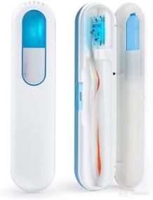 img 4 attached to 🧴 Convenient and Portable TAISHAN Sanitizer Toothbrush Case - Ensures Hygiene on the Go!