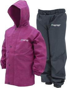 img 4 attached to Youth Frogg Toggs Polly Woggs Waterproof Breathable Rain Suit