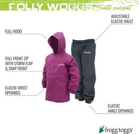 img 3 attached to Youth Frogg Toggs Polly Woggs Waterproof Breathable Rain Suit