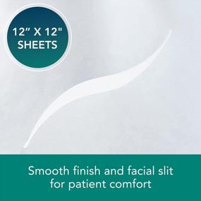 img 2 attached to TIDI Choice Disposable Headrest Sheets With Nose Slit, 12" X 12", White, Pack Of 1000 - Barrier Protection, Comfortable Smooth Finish - Essential Medical Supplies (980881)