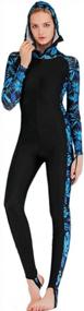 img 2 attached to Stay Protected And Stylish: Micosuza Full Body Swim Suit For Women With Long Sleeves And Legs