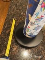 img 1 attached to KES Black Paper Towel Holder Countertop Paper Towel Stand Kitchen Standing Paper Towel Roll Holder With Weighted Base For Standard Or Mega Rolls SUS304 Stainless Steel Matte Black, KPH202S14B-BK review by Christine Rowe