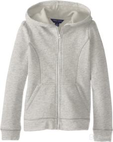 img 1 attached to 👚 Girls' Long Sleeve Fleece Hoodie by French Toast