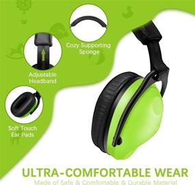 img 1 attached to 🎧 ZOHAN Kids Ear Protection 2 Pack: Noise Canceling Headphones for Concerts, Monster Truck & Fireworks