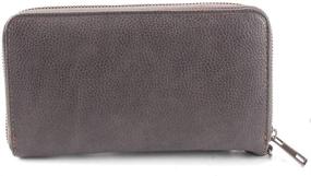 img 4 attached to Wallet Leather Holder Checkbook Organizer Women's Handbags & Wallets : Wallets