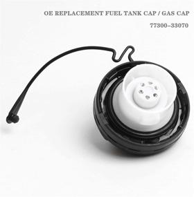 img 3 attached to 🚀 LABBYWAY Gas Cap, 77300-33070 Fuel Tank Cap for Toyota 4Runner, Avalon, Camry, Corolla, Highlander, Matrix, Sequoia, Sienna, Solara, Tacoma, Tundra, ES330, ES300, GX470 - Improved SEO