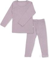👶 kids toddler snug fit cotton sleepwear - polka dot pajama set for baby boys and girls (6 months to 8 years) logo