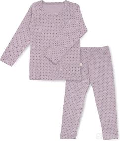 img 4 attached to 👶 Kids Toddler Snug Fit Cotton Sleepwear - Polka Dot Pajama Set for Baby Boys and Girls (6 Months to 8 Years)