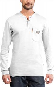 img 1 attached to 👕 Men's Rasco FR Orange Henley Sleeve Clothing - Enhanced SEO