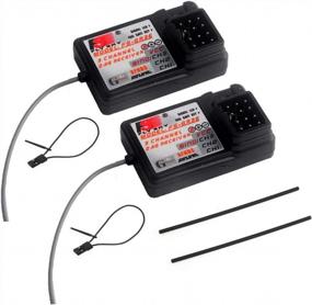img 4 attached to Flysky FS-GR3E Receiver Bundle: 2 Long Range 2.4G 3CH Receivers For Improved Signal Quality And Compatibility With FS-GT2,FS-GT2B, FS-GT3B, FS-GT3C, And FZ-IT4S Transmitters For RC Cars And Boats
