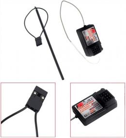 img 1 attached to Flysky FS-GR3E Receiver Bundle: 2 Long Range 2.4G 3CH Receivers For Improved Signal Quality And Compatibility With FS-GT2,FS-GT2B, FS-GT3B, FS-GT3C, And FZ-IT4S Transmitters For RC Cars And Boats