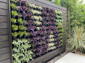 img 3 attached to Pro System-Vertical Wall Planter- Watex Expandable Green Wall W/ Built-In Micro Dripper 4 Panels, Total Of 32 Pots, US Patented; BPA Free Planters