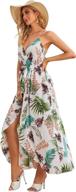 floerns summer floral sleeveless v neck women's clothing for swimsuits & cover ups logo