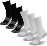 медные компрессионные носки footplus: спортивные носки до щиколотки/экипаж с мягкой подошвой и поддержкой свода стопы для бега, походов и многого другого логотип