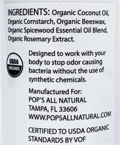 img 1 attached to Pops All Natural Organic Deodorant