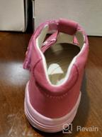 img 1 attached to Girls' Leather Toddler Support 👧 Shoes and Flats for Wobbly Waddlers review by Scott Holland