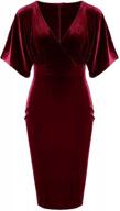 vintage-inspired velvet pencil dress with butterfly sleeves from gowntown logo