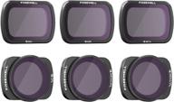 📸 freewell budget kit – e series: 6-pack nd4, nd8, nd16, cpl, nd32/pl, and nd64/pl camera lens filters for enhanced compatibility with osmo pocket and pocket 2 logo