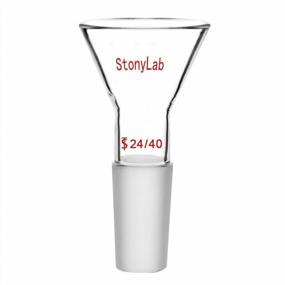 img 4 attached to Glass Short Stem Powder Funnel With 50Mm Top Outer Dimension, 24/40 Inner Joint Filter - StonyLab