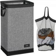 эффективная и стильная складная корзина для белья soledi 100l со съемной сумкой для хранения одежды и игрушек логотип