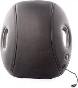 img 4 attached to Relaxation At Your Fingertips: TruMedic InstaShiatsu Seat Back Massager With 12 Massage Heads And Heat