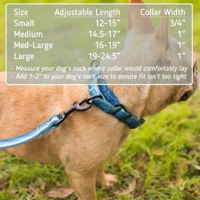 img 2 attached to Reflective No-Pull Training Collar with Pattern Collection - Leashboss Martingale Dog Collar