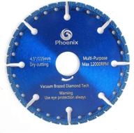 versatile and durable diamond cutting blade: raizi vacuum brazed multi-purpose 4.5-9 inch logo