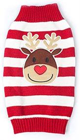 img 3 attached to BOBIBI Cat Sweater - Christmas Santa Claus Pet Cat Winter Knitwear for Warmth and Style