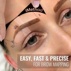 img 3 attached to IMethod Eyebrow Stencils Eyebrows Shape Reusable - 20 Eyebrow Stencil Kit, Brow Stencils For Eyebrow Stamp, Eyebrow Stencil Kit For Beginners, Eyebrow Shaping Kit, Easy To Use & Flexible