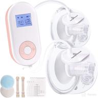 🤱 double wearable breast pump: portable electric breastfeeding pump with 4 modes & 9 levels milk extractor + massage for moms logo