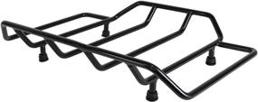 img 1 attached to 🏍️ DSISIMO Black Motorcycles Trunk Luggage Rack Top Rail for Touring Road King Street Glide Road Glide Electra Glide King Chopped Razor Tour pak Pack (1984-2022)