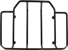 img 2 attached to 🏍️ DSISIMO Black Motorcycles Trunk Luggage Rack Top Rail for Touring Road King Street Glide Road Glide Electra Glide King Chopped Razor Tour pak Pack (1984-2022)