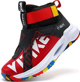 img 4 attached to VITUOFLY Basketball Sneakers: Comfortable Girls' Athletic Shoes for Training
