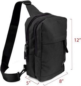 img 2 attached to Westend Crossbody Sling Backpack Adjustable Backpacks in Casual Daypacks