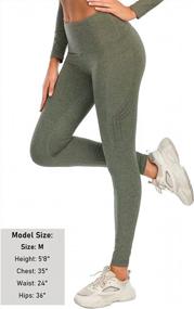 img 2 attached to Women'S Thermal Running Pants: High Waisted Cold Weather Leggings With Pockets For Cycling, Workouts & More!